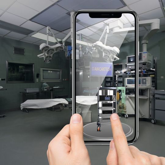 Moderne CPQ-Lösungen punkten nicht nur mit einer fotorealistischen Produktvisualisierung. Per Augmented Reality (AR) kann das konfiguriertes Produkt per Smartphone-Kamera direkt in die tatsächliche Nutzungsumgebung platziert werden, um beispielsweise räumliche Gegebenheiten zu überprüfen. Moderne CPQ-Lösungen punkten nicht nur mit einer fotorealistischen Produktvisualisierung. Per Augmented Reality (AR) kann das konfiguriertes Produkt per Smartphone-Kamera direkt in die tatsächliche Nutzungsumgebung platziert werden, um beispielsweise räumliche Gegebenheiten zu überprüfen.