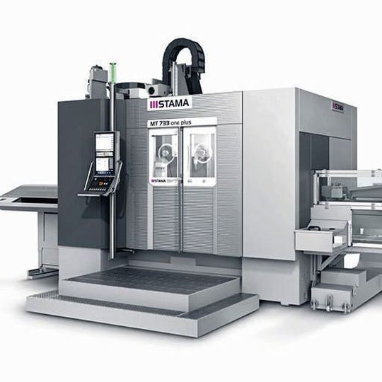 Die MT 733 One Plus eignet sich zur Komplettbearbeitung komplexer Bauteile und schwer zu zerspanender Werkstoffe. Die MT 733 One Plus eignet sich zur Komplettbearbeitung komplexer Bauteile und schwer zu zerspanender Werkstoffe.