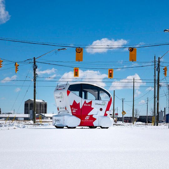 Customers can buy the full ‘autonomous’ pod or just purchase the platform and then fit their own autonomous control system. Customers can buy the full ‘autonomous’ pod or just purchase the platform and then fit their own autonomous control system.