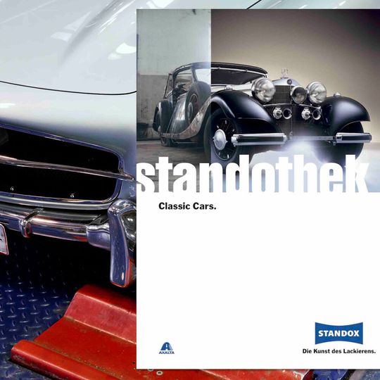 Die Standothek „Classic Cars“ vermittelt Lackierprofis wichtiges Praxis- und Hintergrundwissen zur Reparatur und Restaurierung von Oldtimern. Die Standothek „Classic Cars“ vermittelt Lackierprofis wichtiges Praxis- und Hintergrundwissen zur Reparatur und Restaurierung von Oldtimern.