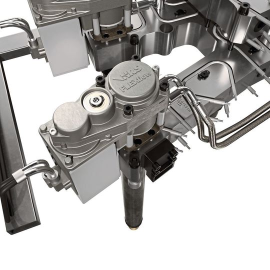 The Flexflow is used in many applications in sectors including polymer materials, mould making and machine manufacturing. The Flexflow is used in many applications in sectors including polymer materials, mould making and machine manufacturing.