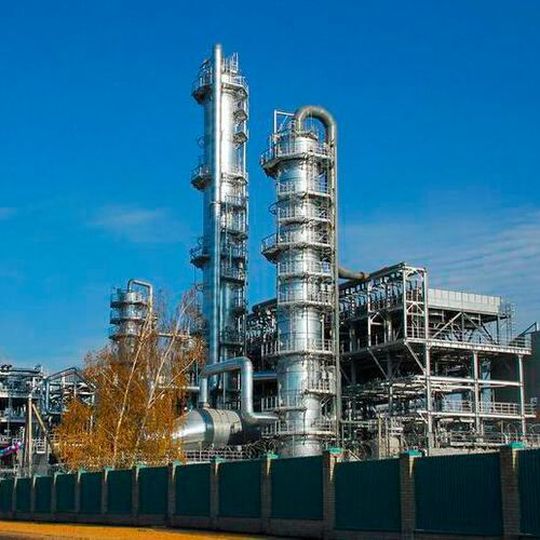 An existing Russian methanol plant based on the Topsoe technology, however much smaller than the planned 5400 MTPD plant. An existing Russian methanol plant based on the Topsoe technology, however much smaller than the planned 5400 MTPD plant.