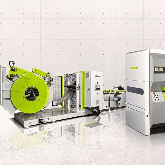 Innovative Richttechnologie: Bandanlagen und Teilerichtmaschinen von Kohler verbinden Präzision mit Effizienz und Umweltverträglichkeit. Innovative Richttechnologie: Bandanlagen und Teilerichtmaschinen von Kohler verbinden Präzision mit Effizienz und Umweltverträglichkeit.