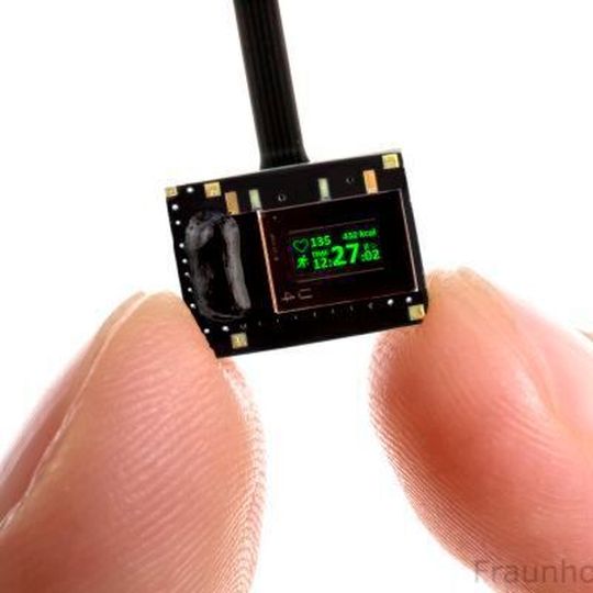 Ein Mikrodisplay auf OLED-Basis hat das Fraunhofer FEP mit dem ULP-Mikrodisplay UUGL1120 entwickelt. Ein Mikrodisplay auf OLED-Basis hat das Fraunhofer FEP mit dem ULP-Mikrodisplay UUGL1120 entwickelt.