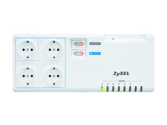 Mehr Power: der Zyxel PLA491 ist Powerline-Switch und Mehrfachsteckdose in einem. Mehr Power: der Zyxel PLA491 ist Powerline-Switch und Mehrfachsteckdose in einem.