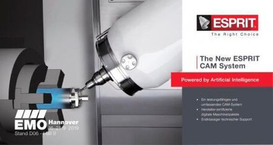 Esprit New CAM System.