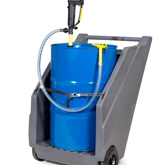 Das mobile Abfüllsystem von Denios. Das mobile Abfüllsystem von Denios.