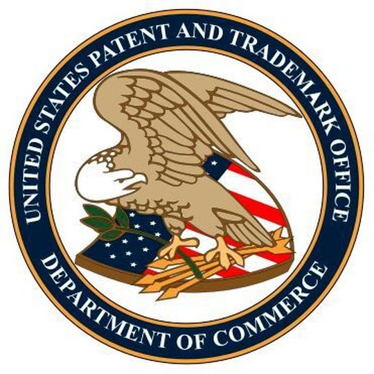 Logo des United States Patent and Trademark Office. Logo des United States Patent and Trademark Office.