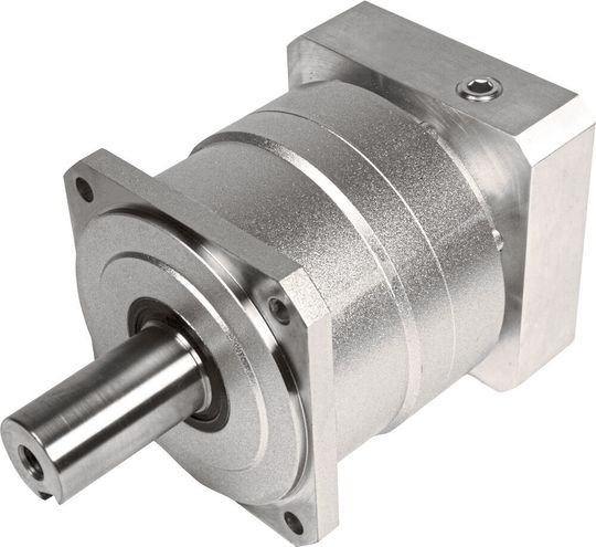 Das Nidec-Shimpo-Planetengetriebe ist kompakt und eignet sich u.a. für Anwendungen in der Robotik und Automation.