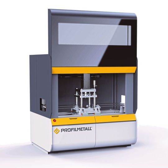 Profilmetall präsentiert auf der Blechexpo ein kombiniertes Stanz- und Ablängmodul für die Profilieranlage 4.1. Profilmetall präsentiert auf der Blechexpo ein kombiniertes Stanz- und Ablängmodul für die Profilieranlage 4.1.