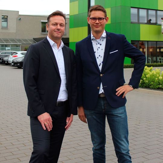 Das Bekuplast-Führungsduo: Jörg Degelmann und Christian Roelofs (v. l.). Das Bekuplast-Führungsduo: Jörg Degelmann und Christian Roelofs (v. l.).
