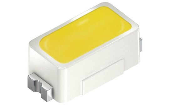 The Topled E1608 measures 1.6 mm x 0.8 mm and is 20 times smaller than previous models. This makes the LED package suitable for lighting in vehicle interiors.