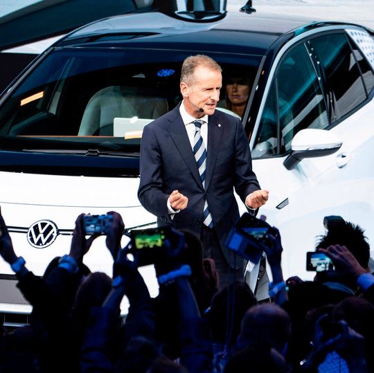 Volkswagen-Chef Herbert Diess. Volkswagen-Chef Herbert Diess.