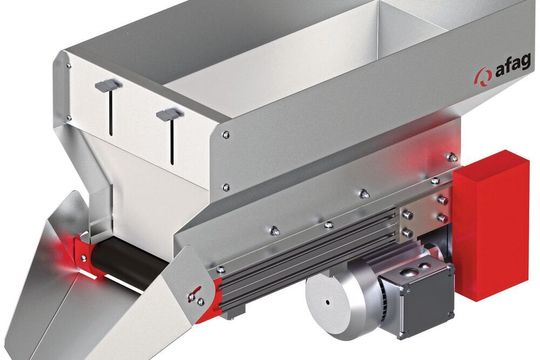 Mit der neuen Bandbunkergeneration der IBB-Serie von Afag lassen sich Komponenten bevorraten und automatisch nachfüllen.
