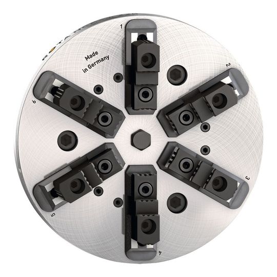 Das abgedichtete Schunk Rota NCR-A soll eine schonende und präzise Spannung deformationsempfindlicher Bauteile ermöglichen.
