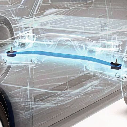 Ein weiteres K-2019-Highlight von Hufschmied Zerspanungssysteme ist eine mit Hufschmied-Werkzeugen nachbearbeitete Kfz-Blattfeder. Das Projekt wurde zusammen mit Krauss-Maffei realsiert, wie es heißt.