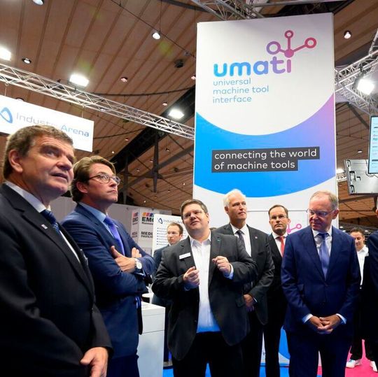 The main highlight of this edition was the introduction of umati – the universal machine tool interface. The main highlight of this edition was the introduction of umati – the universal machine tool interface.