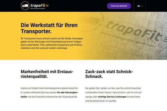 Trapofit ist ein Werkstattkonzept für alle Transportermarken. Begründet hat es das Mercedes-Benz-Autohaus Schloz Wöllenstein.