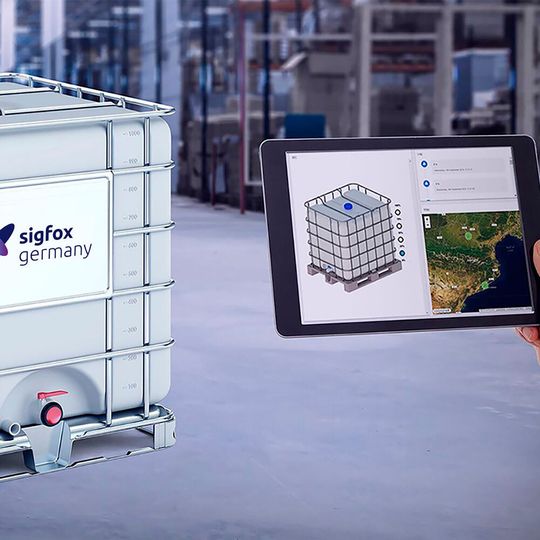 Über das 0G-Netzwerk können Behälter über weite Strecken überwacht werden. Über das 0G-Netzwerk können Behälter über weite Strecken überwacht werden.
