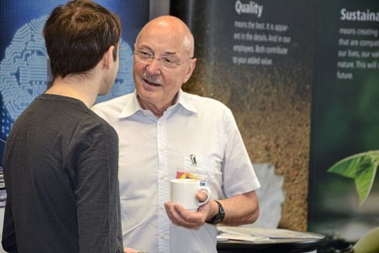 Prof. Dr. Thomas Welsch auf dem Praxistag HPLC 2019 in Köln. Prof. Dr. Thomas Welsch auf dem Praxistag HPLC 2019 in Köln.