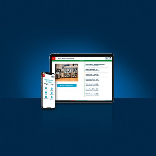 Die App von Bosch Rexroth will schnell im Servicefall helfen. Die App von Bosch Rexroth will schnell im Servicefall helfen.
