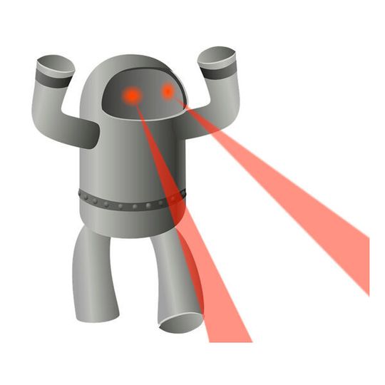 Obwohl Thingbots selbstverständlich keine Roboter mit Laseraugen sind, stellen sie dennoch eine Bedrohung dar. Obwohl Thingbots selbstverständlich keine Roboter mit Laseraugen sind, stellen sie dennoch eine Bedrohung dar.
