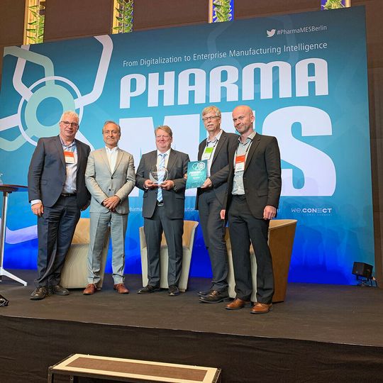 Open-SCS wurde mit dem Pharma 4.0 Award ausgezeichnet. Open-SCS wurde mit dem Pharma 4.0 Award ausgezeichnet.