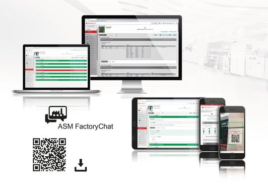 Der Factory Chat funktioniert wie ein gewöhnlicher Chat auf mobilen Endgeräten und kann weltweit betrieben werden.