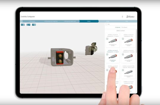 Neue Komponenten können per Drag-and-Drop hinzugefügt werden.