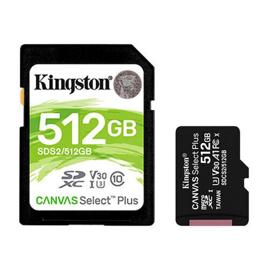Neue microSD- und SD-Karten von Kingston: Canvas Select Plus. Neue microSD- und SD-Karten von Kingston: Canvas Select Plus.