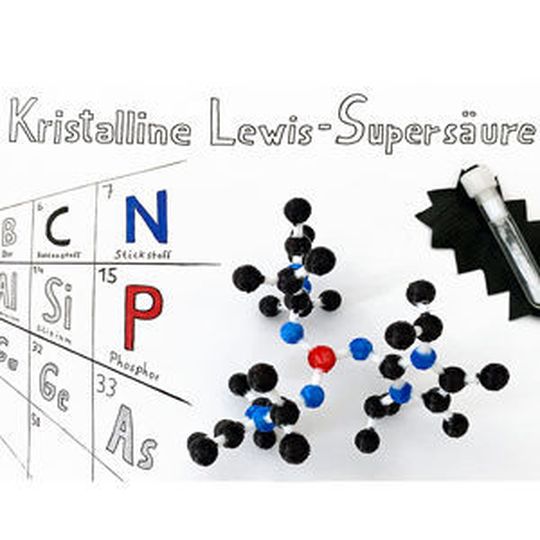 Struktur und kristalliner Zustand der neuartigen Lewis-Supersäure Struktur und kristalliner Zustand der neuartigen Lewis-Supersäure
