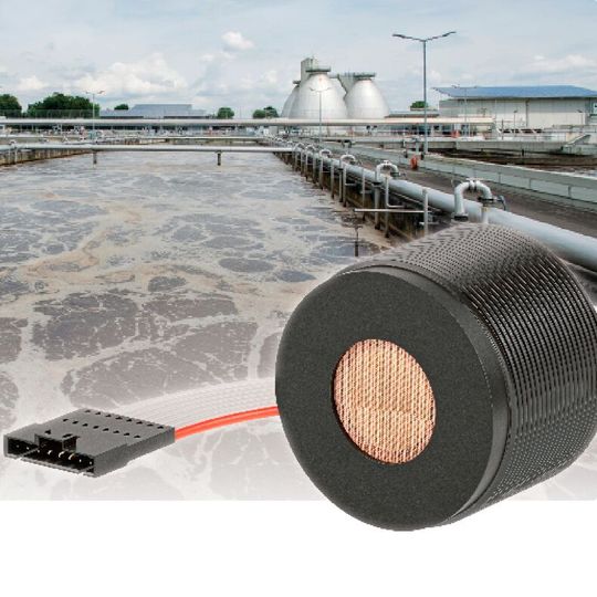 Der neue Sensor eignet sich vom armdicken Rohr bis zum großen Klärbecken. Der neue Sensor eignet sich vom armdicken Rohr bis zum großen Klärbecken.