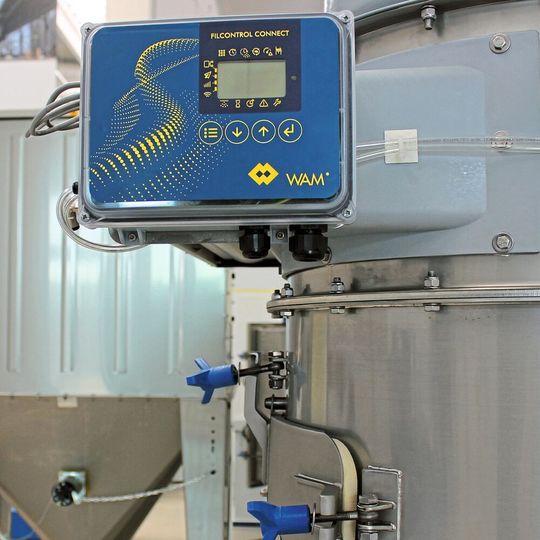 Mit der Einführung der neuen Filtersteuerung Filcontrol „Connect“ hat Wam ab sofort smarte Technik für den Betrieb von Filteranlagen im Programm. Hier im Einsatz am geflanschten Rundfilter Wamflo. Mit der Einführung der neuen Filtersteuerung Filcontrol „Connect“ hat Wam ab sofort smarte Technik für den Betrieb von Filteranlagen im Programm. Hier im Einsatz am geflanschten Rundfilter Wamflo.