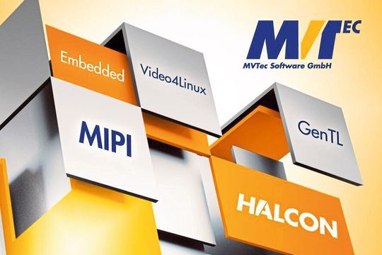 Die Machine-Vision-Standardsoftware Halcon von MVTec Software kann standardmäßig Bilder von MIPI-Kameramodulen einziehen und verarbeiten. Dazu können vorhandene Schnittstellen wie etwa Video4Linux, GenTL oder auch der direkte Speicherzugriff verwendet werden. Die Machine-Vision-Standardsoftware Halcon von MVTec Software kann standardmäßig Bilder von MIPI-Kameramodulen einziehen und verarbeiten. Dazu können vorhandene Schnittstellen wie etwa Video4Linux, GenTL oder auch der direkte Speicherzugriff verwendet werden.