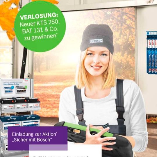 Im Rahmen der Bosch-Herbstcheck-Aktion verlost das Unternehmen wertvolle Geräte. Im Rahmen der Bosch-Herbstcheck-Aktion verlost das Unternehmen wertvolle Geräte.