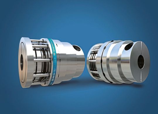 Die längenverstellbaren Metallbalgkupplungen von KBK vereinen zwei Eigenschaften: Sie sind spielfrei und schnell verstellbar.