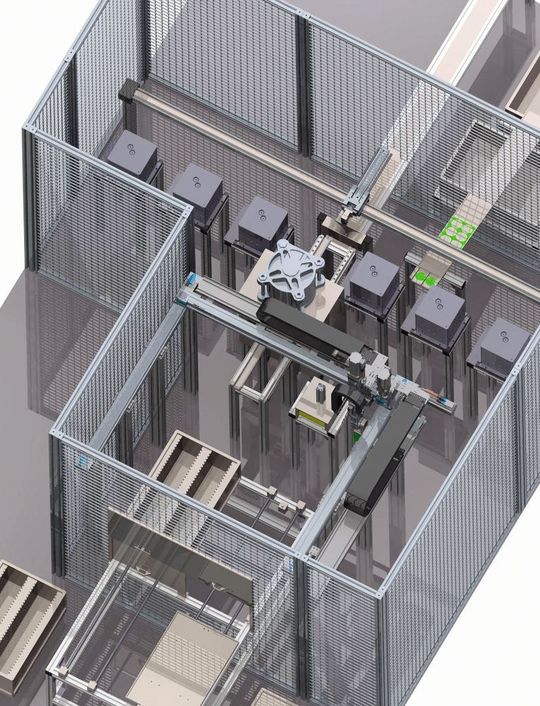 In der letzten Ausbaustufe der Smart Factory von Lorenz werden viele Prozessschritte komplett automatisiert ablaufen.