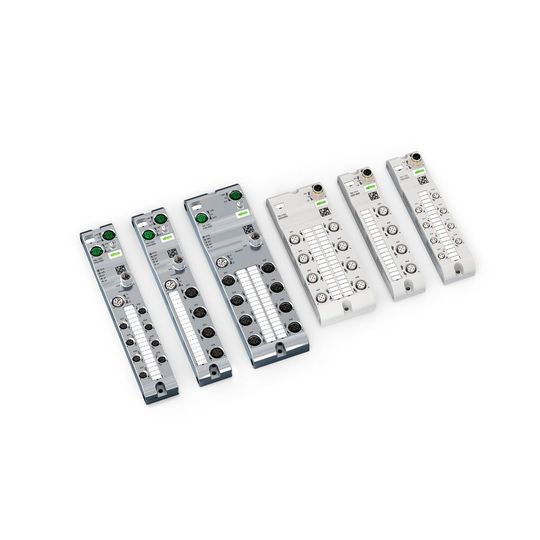 Um das I/O-System Field immer an die jeweilige Anwendung und Maschine anpassen zu können, sind verschiedene IP67-Gehäusevarianten verfügbar. Um das I/O-System Field immer an die jeweilige Anwendung und Maschine anpassen zu können, sind verschiedene IP67-Gehäusevarianten verfügbar.