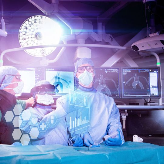 Künstliche Intelligenz: Sie soll Neuroradiologen künftig bei endovaskulären Operationen unterstützen. Künstliche Intelligenz: Sie soll Neuroradiologen künftig bei endovaskulären Operationen unterstützen.