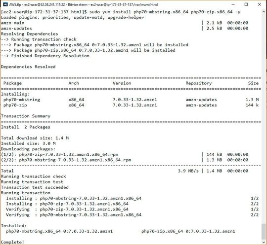 Installation von PhpMyAdmin.