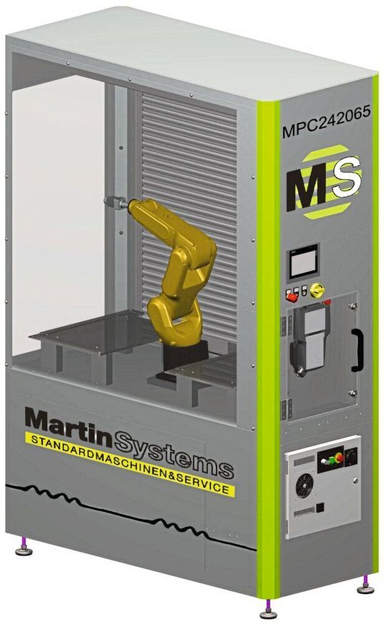 Die Easy von Martin Systems ist für das Teilehandling bei der Fertigung von Kleinserien und Serienteilen bestens geeignet. Die Easy von Martin Systems ist für das Teilehandling bei der Fertigung von Kleinserien und Serienteilen bestens geeignet.