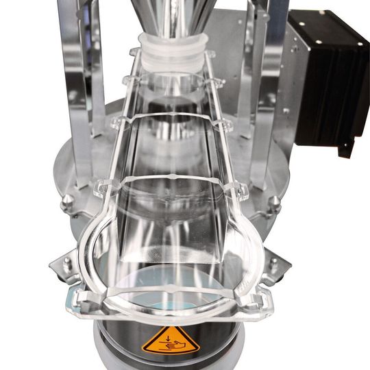 Präzise, parallele Bewegungen gewähren einen gleichmäßigen Materialfluss über die gesamte Länge der Rinne des K3-Vibrationsdosierers. Präzise, parallele Bewegungen gewähren einen gleichmäßigen Materialfluss über die gesamte Länge der Rinne des K3-Vibrationsdosierers.