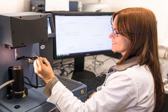 Mittels TG-Analyse lassen sich wertvolle Informationen über die quantitative Zusammensetzung einer Rezeptur erkennen.