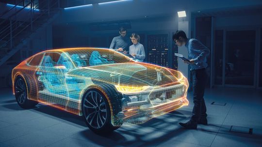 Während sich früher alles an die mechanische Konstruktion anpassen musste, arbeiten heute alle am Produkt beteiligten Teams parallel und tauschen ihre Daten aus. Während sich früher alles an die mechanische Konstruktion anpassen musste, arbeiten heute alle am Produkt beteiligten Teams parallel und tauschen ihre Daten aus.
