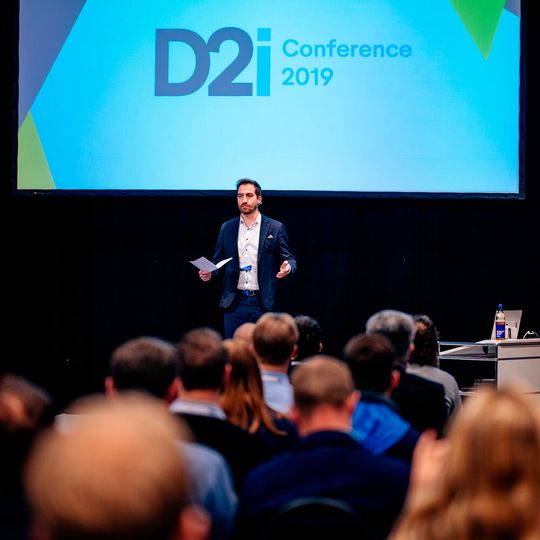 Zum zweiten Mal fand am 21. November 2019 in Bielefeld die D2i Conference statt, die sich als Treffpunkt für Digitalisierungs-Interessierte in der Region Ostwestfalen-Lippe versteht. Zum zweiten Mal fand am 21. November 2019 in Bielefeld die D2i Conference statt, die sich als Treffpunkt für Digitalisierungs-Interessierte in der Region Ostwestfalen-Lippe versteht.