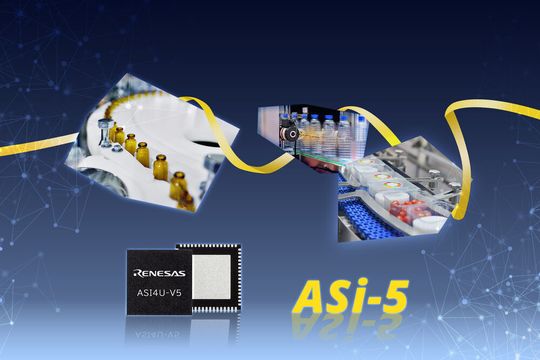 Renesas stellt das ASi-5 ASSP für die Industrieautomatisierung vor. Renesas stellt das ASi-5 ASSP für die Industrieautomatisierung vor.