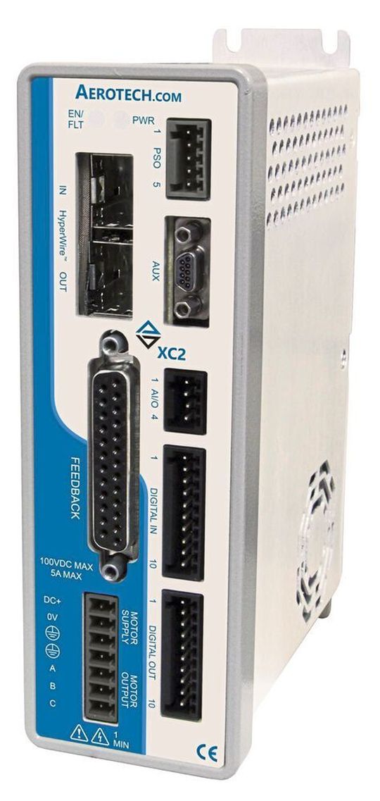Aerotech stellt mit dem XC2 PWM eine weitere digitale Antriebssteuerung vor. Aerotech stellt mit dem XC2 PWM eine weitere digitale Antriebssteuerung vor.