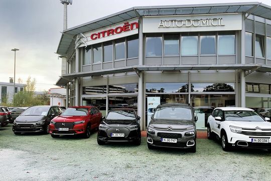In Nürnberg ist Auto Domicil mit Citroën präsent. In Nürnberg ist Auto Domicil mit Citroën präsent.