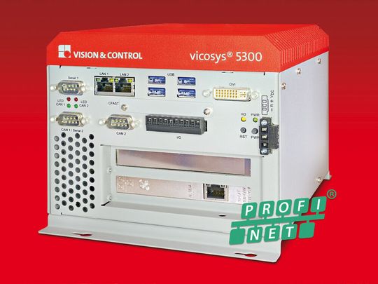 Das Mehrkamerasystem Vicosys 5300 ist nun offiziell für den Profinet-Einsatz zertifiziert. Das Mehrkamerasystem Vicosys 5300 ist nun offiziell für den Profinet-Einsatz zertifiziert.
