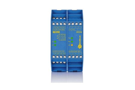 Das SR3CM ist ein klassisches Safety Relais mit Modbus RTU Kommunikationsschnittstelle.